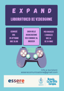 EXPAND – Laboratorio di Videogame locandina