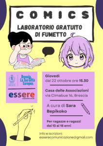 COMICS – Laboratorio Gratuito di Fumetto locandina